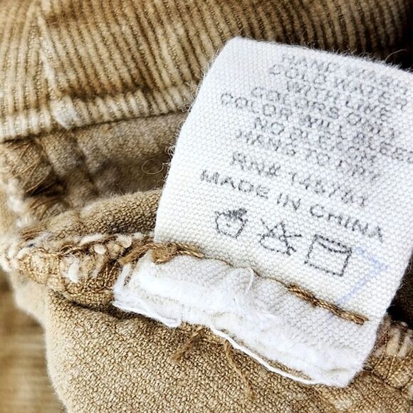 Altar'd State Button Distressed Corduroy Mini Skirt Womens Size Small Y2K Style - Picture 9 of 9